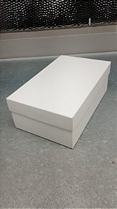 CAIXA BRANCA PARA CALÇADO FUNDO E TAMPA - 295X180X105 - 60 UNIDADES