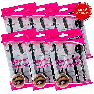 Kit para Sobrancelhas Perfeitas Hello Mini PX133 – Kit c/ 06 unid