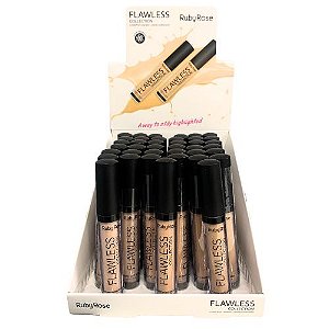 Corretivo Líquido Flawless Collection Ruby Rose HB-8080 Bege Group 02 - Box c/ 36 unid
