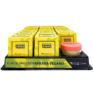 Pó Facial Finalizador Banana Vegano Max Love – Box c/ 22 unid