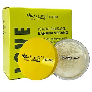 Pó Facial Finalizador Banana Vegano Max Love