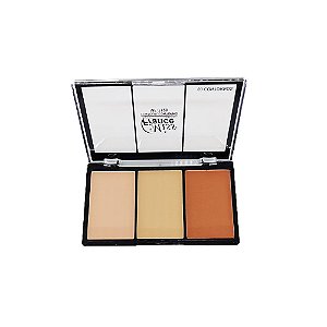 Paleta Trio de Contorno Facial Miss France MF-7120