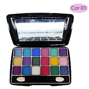 Paleta de Sombras 18 Cores Miss France MF-7397