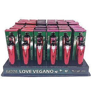 Batom Love Vegano Max Love - Box c/ 48 unid