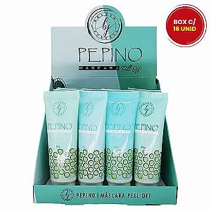 Máscara Facial Pepino Peel Off Beleza Juvenil BJ0009 - Box c/ 16 unid