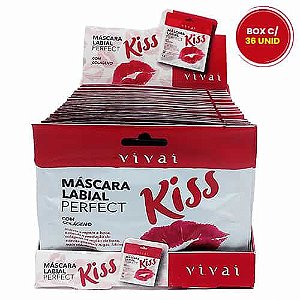 Máscara Labial Perfect Kiss Vivai 5035.1.1 - Box c/ 36 unid