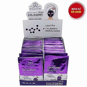 Máscara Facial Colágeno Peel Off Phállebeauty PH0516 - Box c/ 50 unid