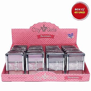 Trio de Iluminador Girl Style City Girls CG223 - Box c/ 24 unid