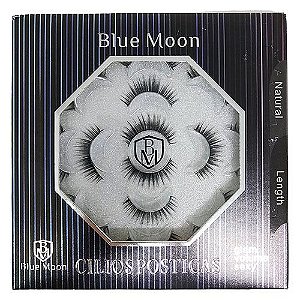 Cílios Postiços com 07 Pares Blue Moon BM1014-2