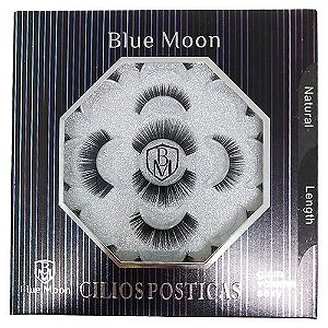 Cílios Postiços com 07 Pares Blue Moon BM1014-3