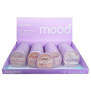 Pó Banana Mood Ruby Rose HB-851 - Box c/ 24 unid