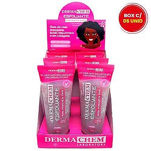 Gel Esfoliante Rosa Mosqueta Íons Dermachem - Box c/ 06 unid