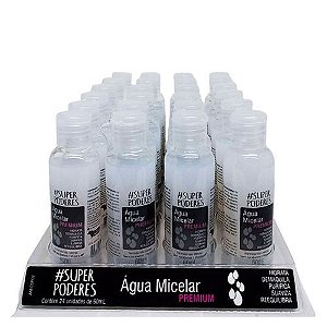 Água Micelar Premium Super Poderes AMICSP02 - Box c/ 24 unid