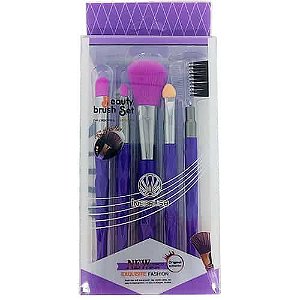 Kit com 5 Pincéis para Maquiagem Beauty Brush Set LUA037-142