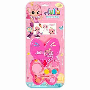 Maquiagem Infantil Sombra e Blush Julia Borboleta City Girls CGK002