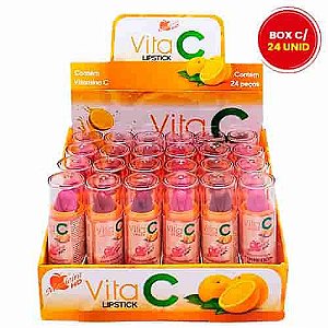 Batom Lipstick Vita C Macieira HD - Box c/ 24 unid