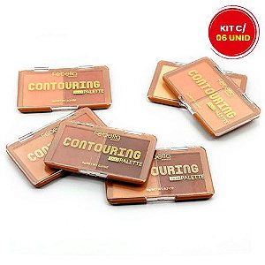 Paleta de Contorno Duo Matte Febella CP5111 - Kit c/ 06 unid