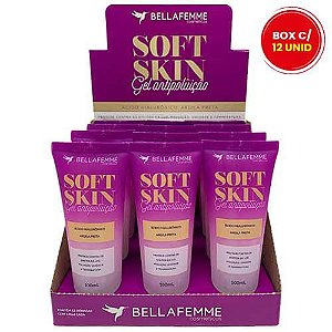 Gel Antipoluição Soft Skin Bella Femme SS80026 - Box c/ 12 unid