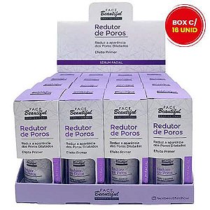 Sérum Facial Redutor de Poros Face Beautiful FB196 - Box c/ 16 unid