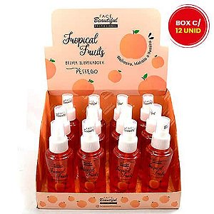 Bruma iluminadora Pêssego Tropical Fruits Face Beautiful FB160 - Box c/ 12 unid