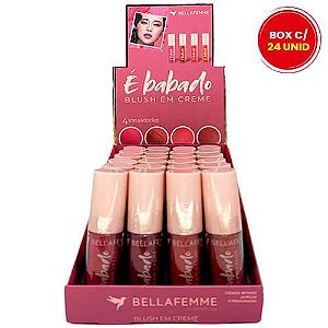 Blush em Creme É Babado Bella Femme BF10103 - Box c/ 24 unid