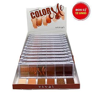 Paleta de Contorno Color Me Vivai 4033.1.8 - Box c/ 12 unid