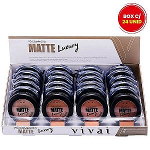 Pó Compacto Matte Luxury Vivai 1013.4.1 - Box c / 24 unid