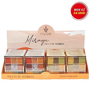 Paleta de Sombras Mirage City Girls CG267 - Box c/ 24 unid