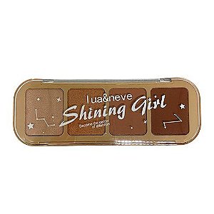 Paleta de Contorno e Iluminador Shining Girl Lua & Neve LN02036