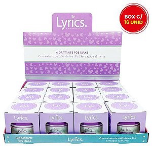 Hidratante Facial Pós Make Lyrics LY0058 - Box c/ 16 unid