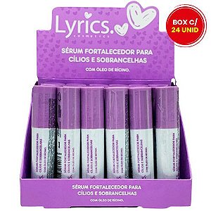 Sérum Fortalecedor para Cílios e Sobrancelhas Lyrics LY0130 - Box c/ 24 unid