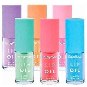 Gloss Labial Hidratante Lip Oil Ruby Rose HB-8221 – Kit c/ 06 unid