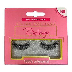 Cílios Postiços Soft Natural Look 6D-54 Bilansy BC075-6