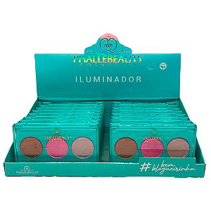 Paleta de Iluminador #BemBlogueirinha Phállebeauty PH0319 - Box c/ 16 unid