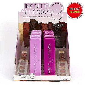 Paleta de Sombras Infinity Shadows Vivai 4014.9.1 - Box c/ 12 unid