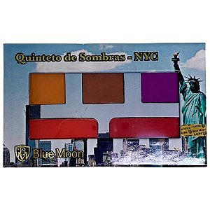 Quinteto de Sombras NYC Blue Moon BM-7805