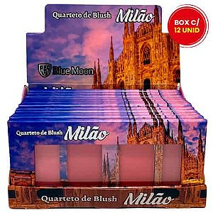 Quarteto de Blush Milão Blue Moon BM-7810 - Box c/ 12 unid
