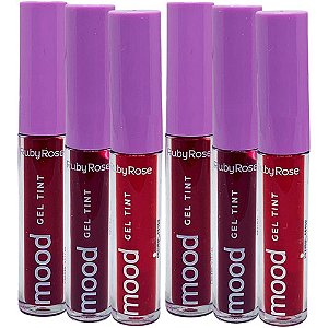 Gel Tint Mood Ruby Rose HB-565 - Kit c/ 06 unid