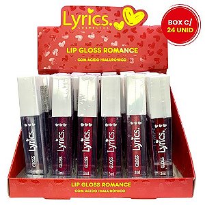 Lip Gloss Romance Lyrics LY0008 - Box c/ 24 unid