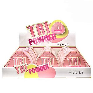 Pó Solto Triplo Tri Powder Vivai 1045.1.1 - Box c/ 12 unid