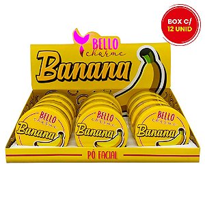 Pó Facial Banana Bello Charme BC33 - Box c/ 12 unid