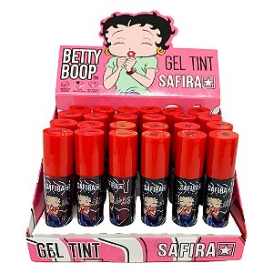 Gel Tint Betty Boop Safira - Box c/ 24 unid