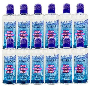 Água Micelar Deep 140ml Fenzza FZ51026 - Kit c/ 12 unid