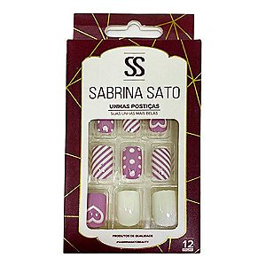Unhas Postiças Decoradas Autocolantes Sabrina Sato SS-2023