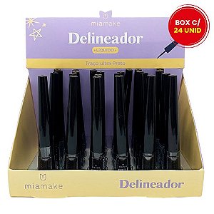 Delineador Líquido Zodíacos Mia Make 322 - Box c/ 24 unid