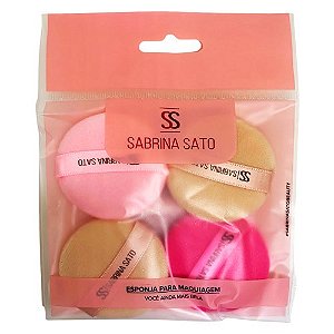 Kit com 04 Esponjas para Pó Sabrina Sato SS-1438