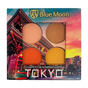 Quarteto de Sombras Matte Tokyo Blue Moon BM-7807
