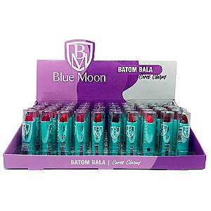 Batom Bastão Cores Claras Blue Moon BM0081 - Box c/ 50 unid