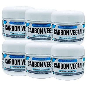 Pó Branqueador Dental Carbon Vegan Phállebeauty PH0634 - Kit c/ 06 unid