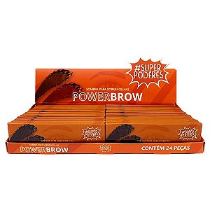 Sombra para Sobrancelhas Power Brow Super Poderes SP300 - Box c/ 24 unid